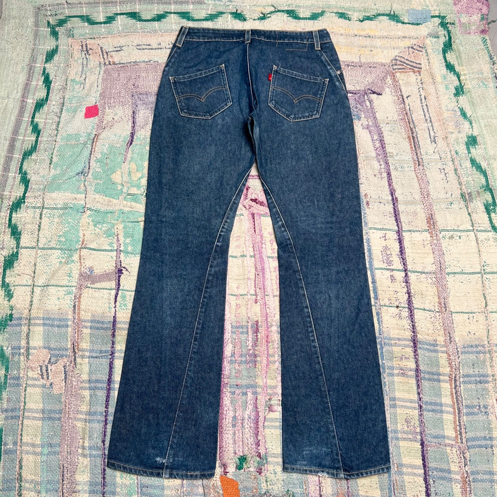 Vintage Levis Engineered Jeans Womens 29x32 Blue Twisted Dark Wash Zip Fly